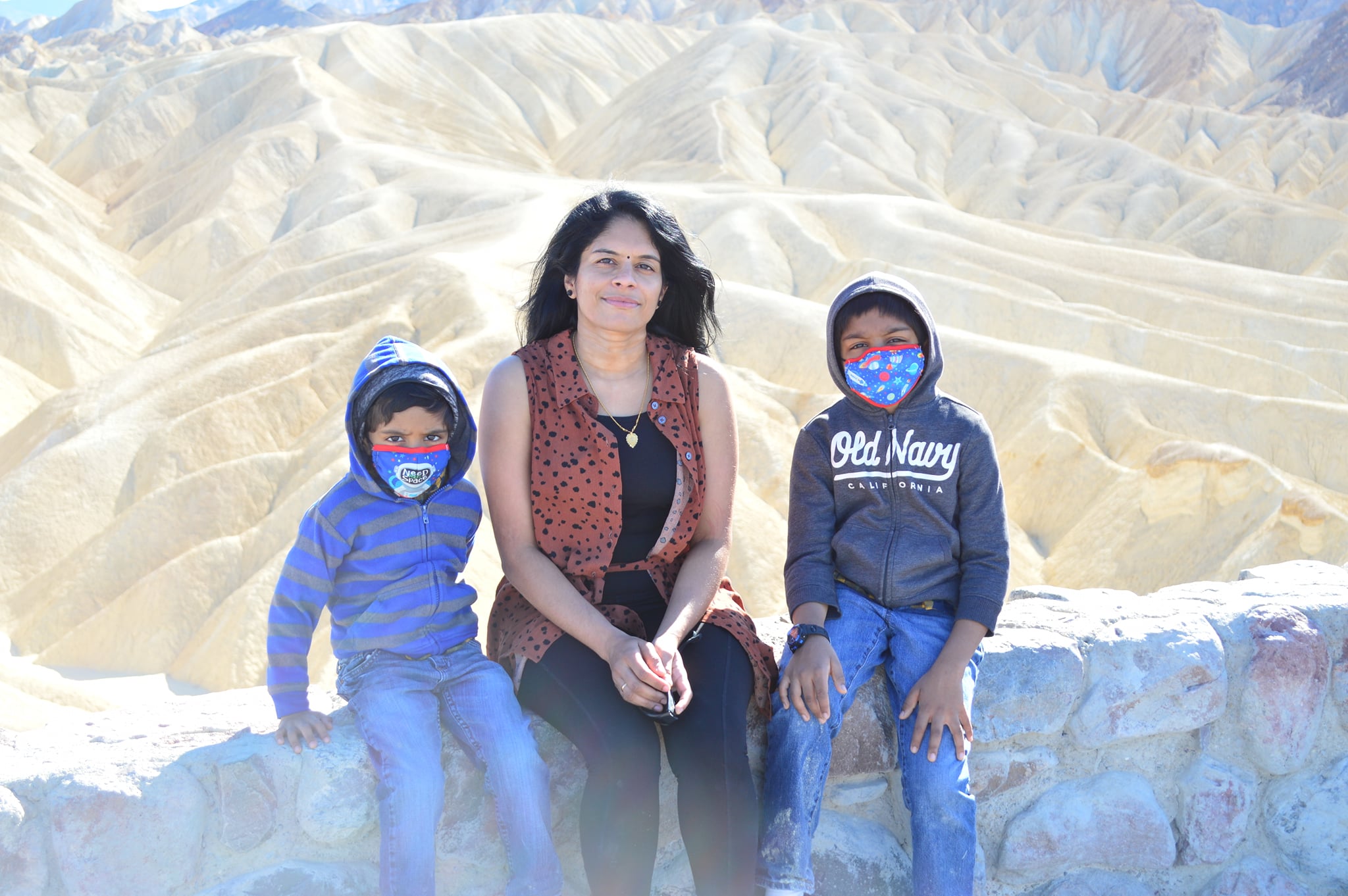 Zabriskie point, death valley